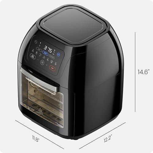 CHEFMAN Multifunctional Digital Air Fryer+ Rotisserie Dehydrator Convection O...