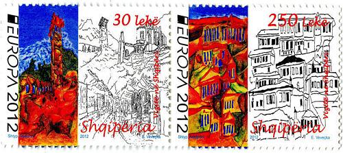 Albania 2012. CEPT Europe Europa 2012 (Visit to Albania). Set MNH