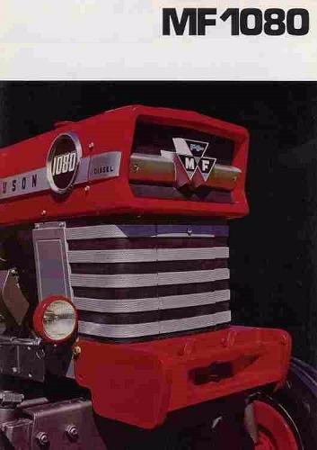 MASSEY FERGUSON MF1080 WORKSHOP SERVICE MANUALS 220pg for MF 1080 Tractor Repair