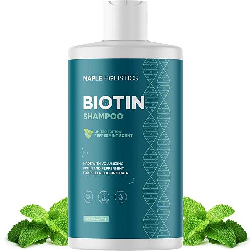 Volumizing Biotin Shampoo for Thinning Hair - Thin Hair Shampoo with Peppermi...