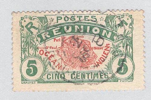 Reunion 63 Map of Reunion Used 1 (BP96020)