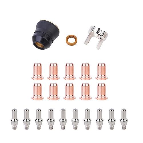 Welding Knight 23pcs Plasma Cutting Torch IPT-60 PT-60 IPT-40 PT40 Nozzle Tip...