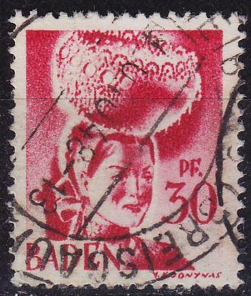 GERMANY Alliiert Franz. Zone [Baden] MiNr 0023 y I ( O/used ) [01]