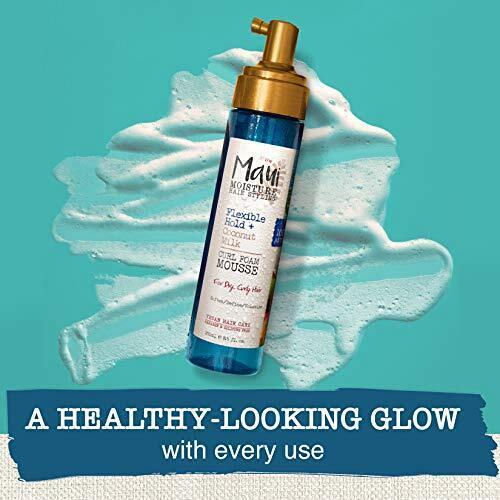 Maui Moisture Flexible Hold + Coconut Milk Curl Foam Mousse for Curly Hair St...