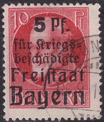 GERMANY Bayern Bavaria [1919] MiNr 0171 ( O/used )