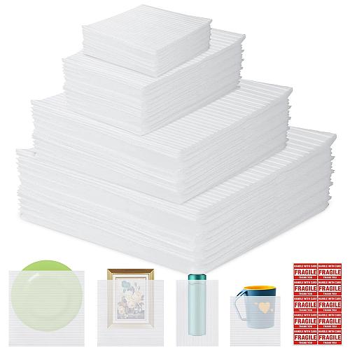 200 Pack Foam Pouches4 Sizes Cushion Foam Pouch for Moving Packing Transporta...