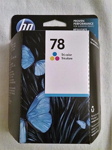 78 TRI COLOR ink Cartridge HP PhotoSmart 1315 P1000 P1100 1218 1215 3822 printer