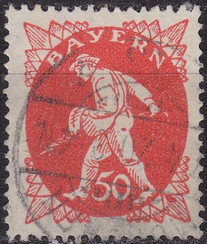 GERMANY Bayern Bavaria [1920] MiNr 0184 ( O/used )