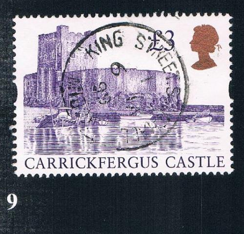 Great Britain 1447A Used Carrickfergus Castle CV 3.00 (BP0009)
