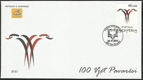 Albania 2012. 100 Years of Independence. FDC MNH