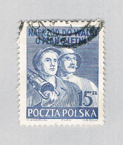 Poland Workers blue 15za (AP135309)