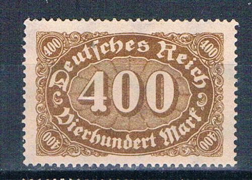 Germany 202 MLH Numeral 400 1922 (G0550)+