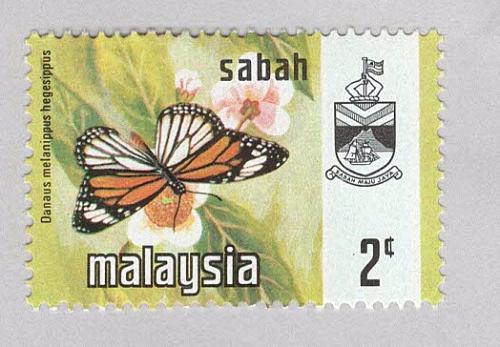 Malaysia Sabah 25 Butterflies MNH 3 (BP97016)