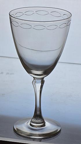 Pair Signed Lenox Crystal sentiment goblets replacement