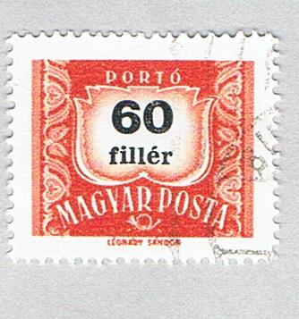 Hungary Used Numeral 60 red (BP84517)