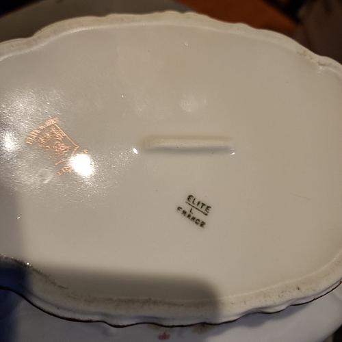 Limoges France Elite works oval cassaroll DISH CR