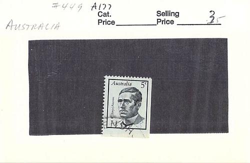 Australia 449 Used Paterson 1 1968 (SC0_510)