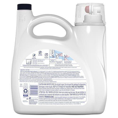 Tide Free & Gentle Liquid Laundry Detergent 100 Loads 132 fl oz Tide Laundry ...