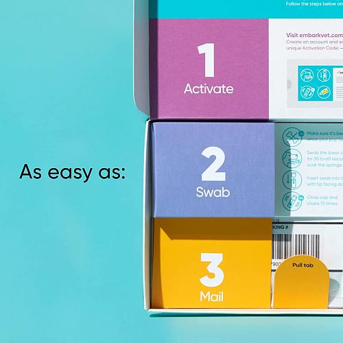Embark Breed Identification Kit - Most Accurate Dog DNA Testing Kit - 99% Bre...
