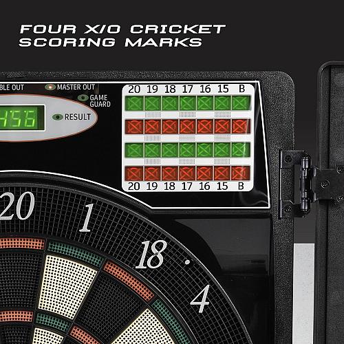Arachnid Titanium 5400 Electronic Dartboard and Cabinet Set