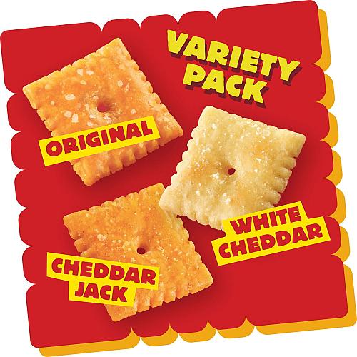 Cheez-It Variety Pack Cheese Crackers Baked Snack Crackers 12 Count