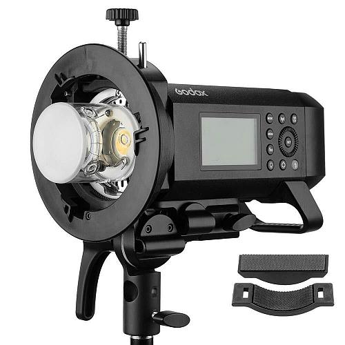 Godox S2 Speedlite Bracket for Godox AD200Pro AD200 AD400Pro for V1 Round Hea...