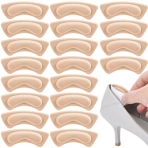 Taihexin 10 Pairs Heel Grips Liner Cushions Inserts for Loose Shoes Premium H...