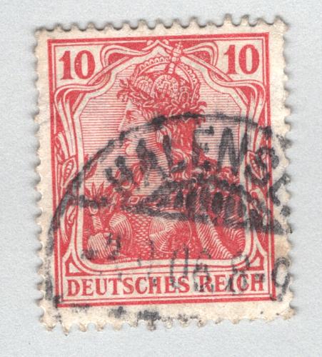 Germany 83 1905 Germania 10pf Used (BP88805)
