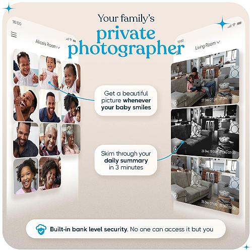 invidyo WiFi Baby Monitor with Camera and Audio Sleep Tracking Cry Alerts Cou...