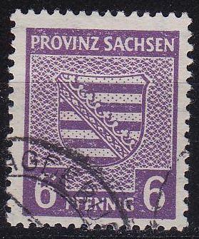 GERMANY Alliiert SBZ [Provinz Sachsen] MiNr 0076 Y a ( O/used )