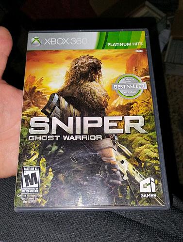 Sniper Ghost Warrior (Platinum Hits, Microsoft Xbox 360, 2010) CIB