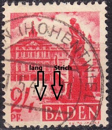GERMANY Alliiert Franz. Zone [Baden] MiNr 0008 vv II ( O/used )