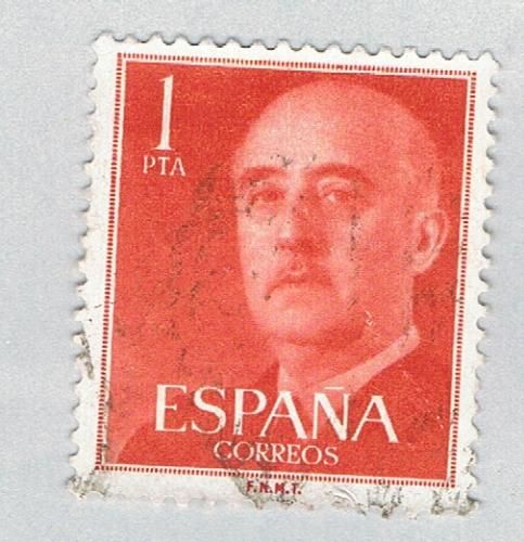 Spain General Franco orange 1p (AP126802)