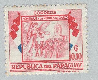 Paraguay 509 Soldiers Angel and Cathedral MNH 3 (BP95732)