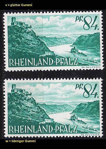 GERMANY Alliiert Franz. Zone [RheinlPfalz] MiNr 0014 yv,yw ( **/mnh ) [01]