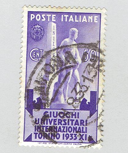 Italy 308 Statue of athelete 1923 Used (BP91702)