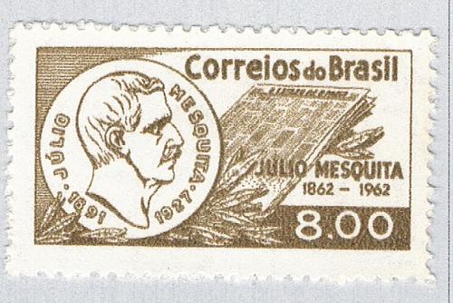 Brazil 942 Unused Julio Mesquita 1 1962 CV 1.25 (BP65102)