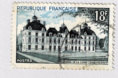 France 723 Cheverny Chateau 1954Used (BP90701)