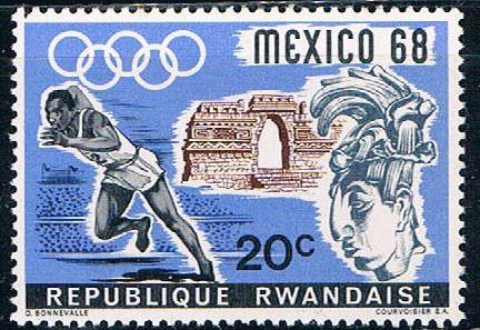 Rwanda 250 Unused Sprinter (R0351)+