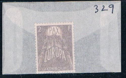Luxembourg 329 Unused United Europe 1957 CV 5.50 (L0305)