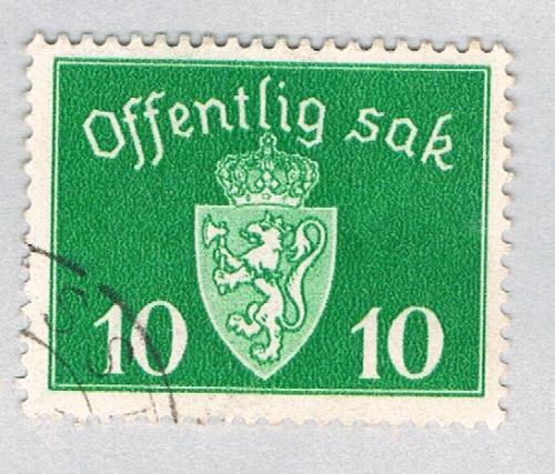 Norway Arms green 10o (AP130918)