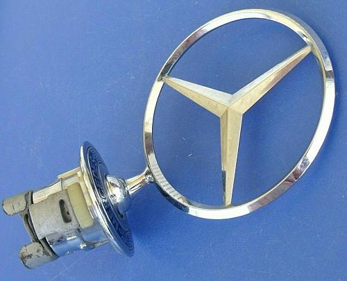 MERCEDES BENZ HOOD ORNAMENT STAR EMBLEM LOGO FRONT BADGE 90s- LATER? BONNET