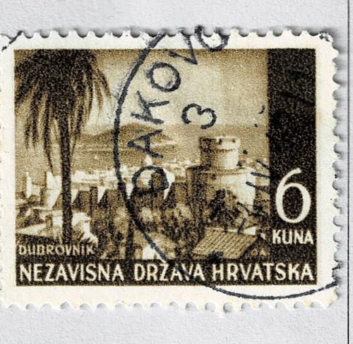 Croatia Croatia 40 Dubrovnik Castle 1941 Used (BP91527)