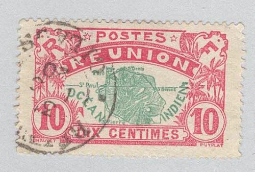 Reunion 65 Map of Reunion Used 2 (BP96026)