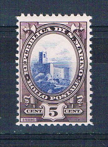 San Marino 115 Unused Castle 1929 CV 1.50 (ML0346)+
