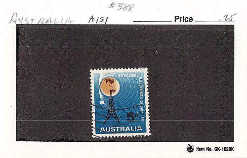 Australia 388 Used 1965 (SC0_094)