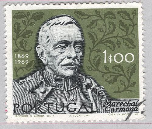 Portugal Used Field Marshall green 100 (BP85424)