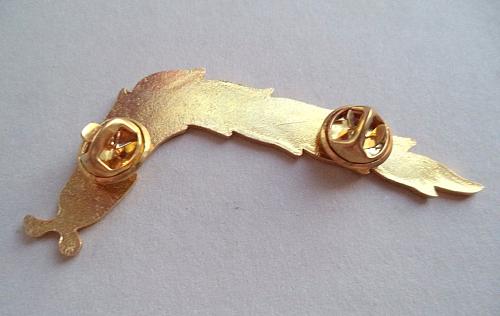 Albania Military Metal Pin Rank of Army uniform.