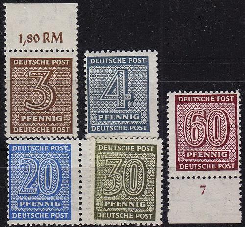 GERMANY Alliiert SBZ [West-Sachsen] MiNr 0126 Y ex ( **/mnh ) [01]