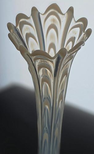 Fenton glass dogwood pink vase